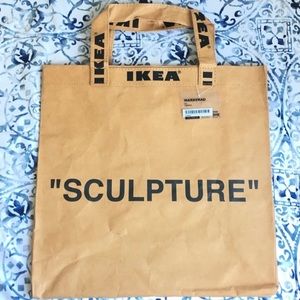 Off-white sculpture tote ikea